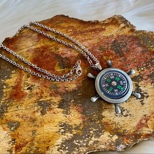 Navigated 2020! - Whimsical COMPASS Necklace - NEW